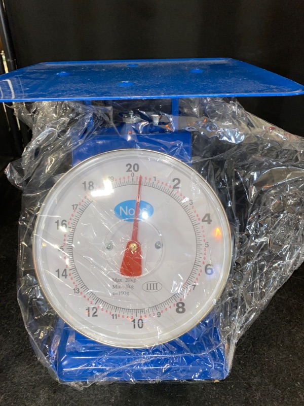 Photo 2 of Industrial Dial Scale Max. Weight Capacity 20kg/44lbs, Kitchen and Food Scale High Accuracy ±300g/0.66lbs, Mechanical Dial Scale for Home Kitchens, Small Shops, Food Markets, Bakeries
