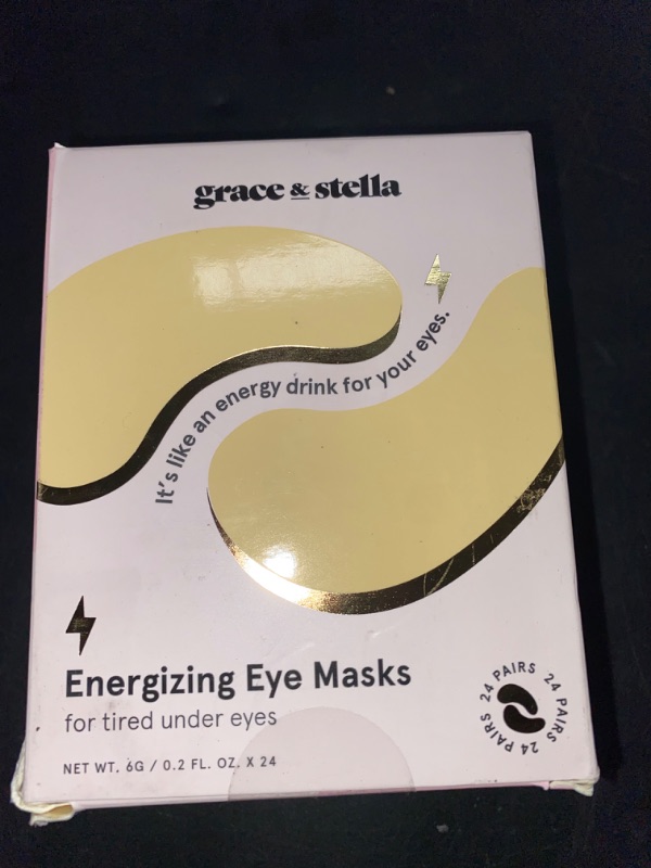 Photo 2 of SEALED**grace & stella Under Eye Mask - Christmas Gifts for Women, Christmas Gifts for Mom - Reduce Dark Circles, Puffy Eyes, Undereye Bags, Wrinkles - Gel Under Eye Patches - Vegan (24 Pairs, Gold)
