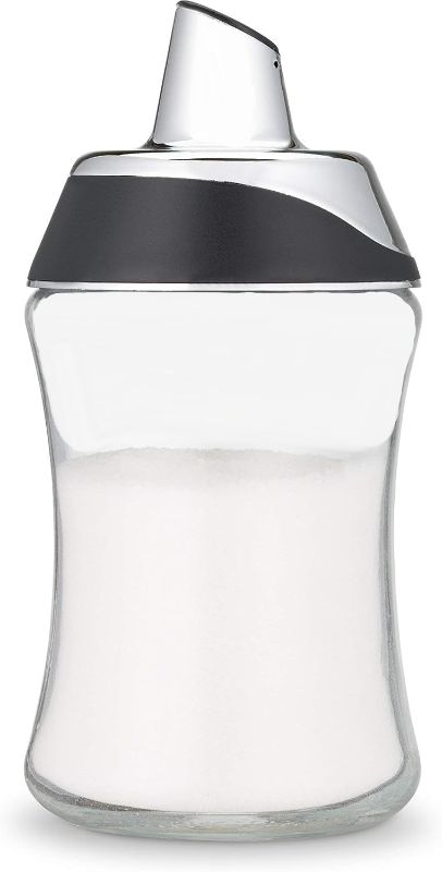 Photo 1 of J&M DESIGN Sugar Dispenser with Pour Spout Lid Sugar Container Shaker Coffee Bar Accessories Organizer Essentials Powdered Creamer Baking Supplies 7.5oz Glass Jar Pourer Sugar Bowl Salt Dish Holder
