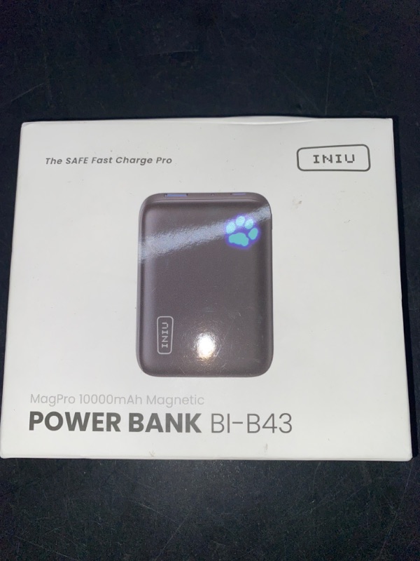 Photo 2 of INIU for Magsafe Portable Charger, Small 10000mAh 20W PD Magnetic Power Bank, USB C in&Out Wireless Battery Pack Phone Charger, Only for iPhone 16/16 Plus/16 Pro/16 Pro Max, iPhone 15/14/13/12 Series
