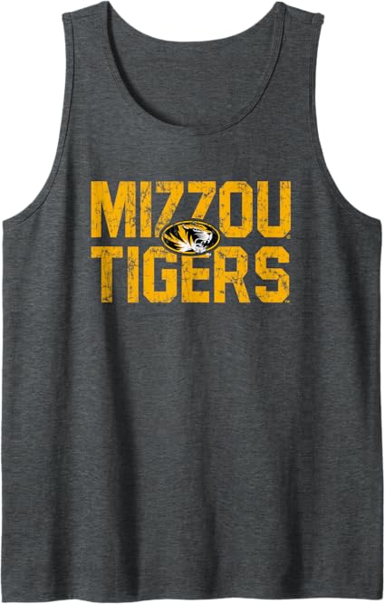 Photo 1 of SIZE XLMissouri Tigers Mizzou Distressed Officially Licensed Tank Top
