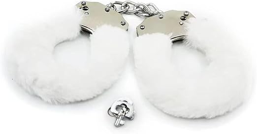 Photo 1 of Hand Cuffs Set Couple Handcuffs Fuzzy Handcuffs Fluffy Handcuffs Plush Thickening Handcuffs
