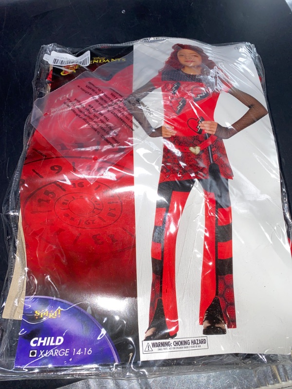 Photo 2 of KIDS XL(14-16) Spirit Halloween Descendants: The Rise of Red Red Jumpsuit Costume | Officially Licensed | Descendants Red Costume
