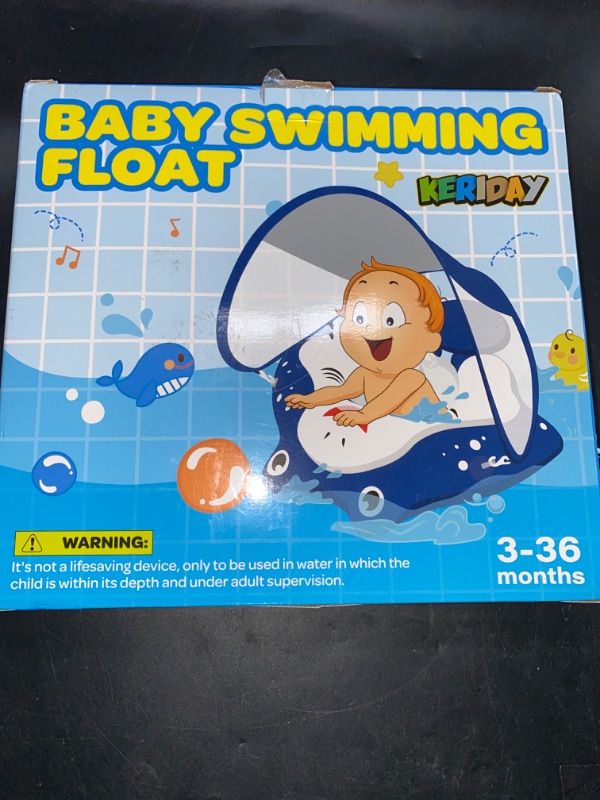 Photo 1 of BABY SWIMMING FLOAT BLUE RAY INFLATABLE POOL FLOAT