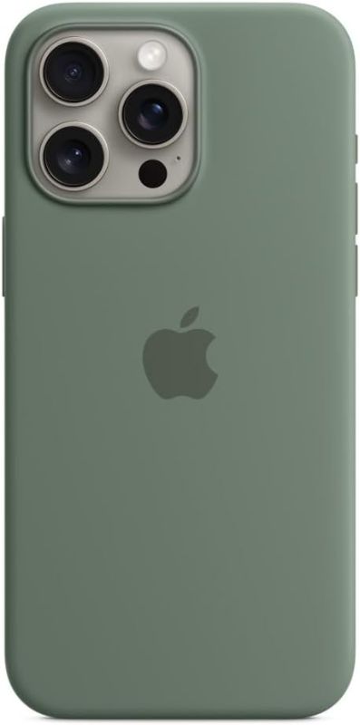 Photo 1 of Apple iPhone 15 Pro Max Silicone Case with MagSafe - Cypress
