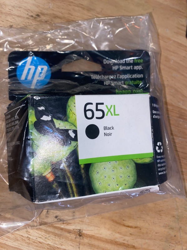 Photo 2 of HP 65XL Black High-yield Ink Cartridge | Works with HP AMP 100 Series, HP DeskJet 2600, 3700 Series, HP ENVY 5000 Series | Eligible for Instant Ink | N9K04AN
