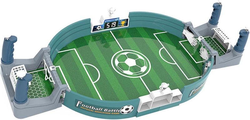 Photo 1 of Mini Tabletop Soccer Games? Mini Foosball Games?2 Player Interactive Table Football Game? Table Top Soccer Game Party Competition Sports Game for Kids Adults
