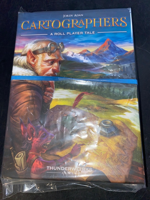 Photo 3 of Thunderworks Games - Cartographers: A Roll Player Tale | Award-Winning Game of Fantasy Map Drawing | Strategy Board Game | Flip and Write | Family Game for 1-100 Players | 30-45 Minutes
