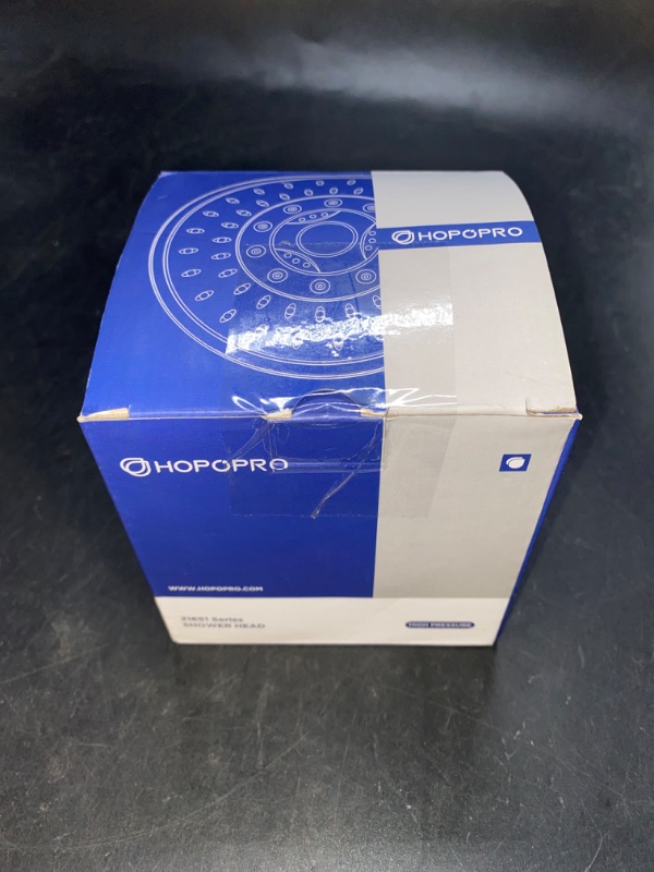 Photo 1 of HOPOPRO 5-Mode High Pressure Shower Head - the Washington Post, NBC News, Today TV Show Recommended - High Flow Fixed Showerheads (4 Inch Chrome)
