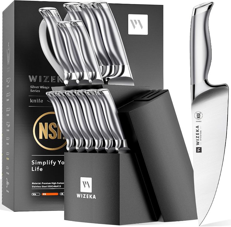 Photo 1 of STAND ONLY***Kitchen Knife Block Set with Sharpener
