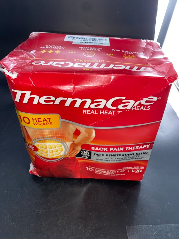 Photo 3 of 9/10 Thermacare Heatwraps Lower Back & Hip, L-XL- SPECIAL LIMITED PACK OF 10 Count
