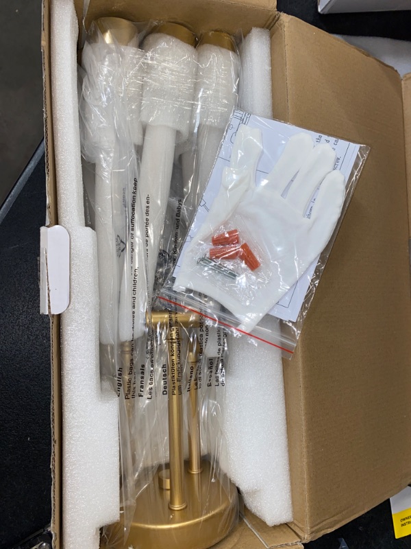 Photo 1 of LIGHTS BULBS NOT INCLUDED**NEW** BGold Modern Sputnik Chandelier Ceiling Light Fixtures,6-Lights Industrial Metal Semi Flush Mount Ceiling Light for Bedroom Dining Room Living Room Kitchen Hallway UL Listed
