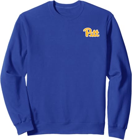 Photo 1 of MEDIUM Pittsburgh Panthers Left Chest Icon Royal Sweatshirt
