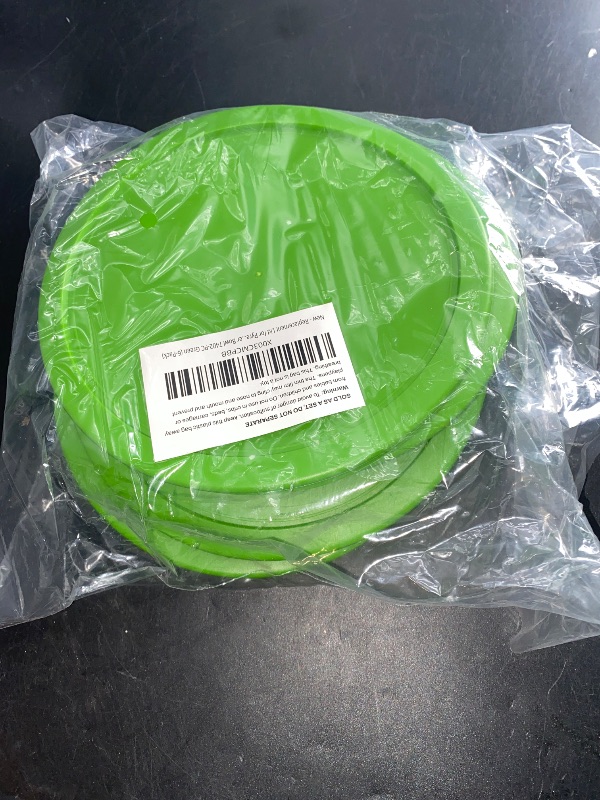 Photo 2 of Replacement Lid for Pyrex 7.5" (7 Cup) Storage Plastic Cover Bowl 7402-PC Green (6-Pack)
