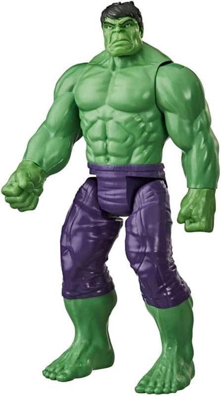 Photo 1 of Marvel Avengers Titan Hero Series Blast Gear Deluxe Hulk Action Figure, 30-cm Toy, Inspired ByMarvel Comics, for Children Aged 4 and Up,Green
