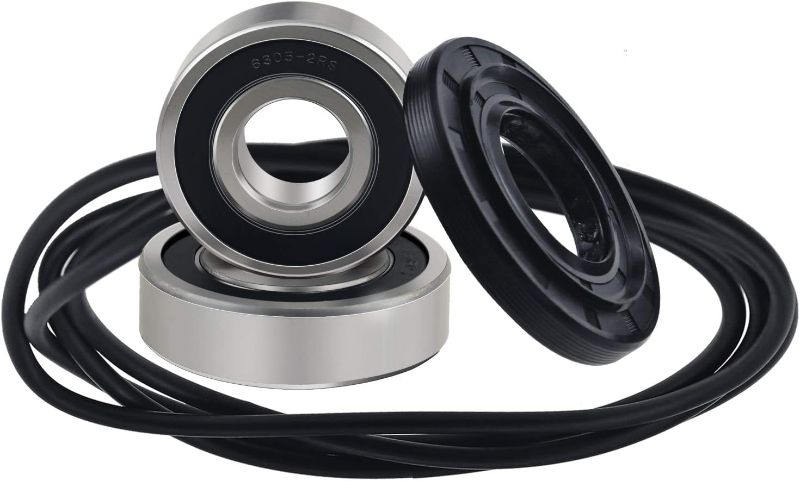 Photo 1 of Front Load Washer Tub Bearings and Seal Kit Compatible for LG & Kenmore Etc Replacement Part 4036ER2004A 4036ER4001B 4280FR4048E 4280FR4048L - Black
