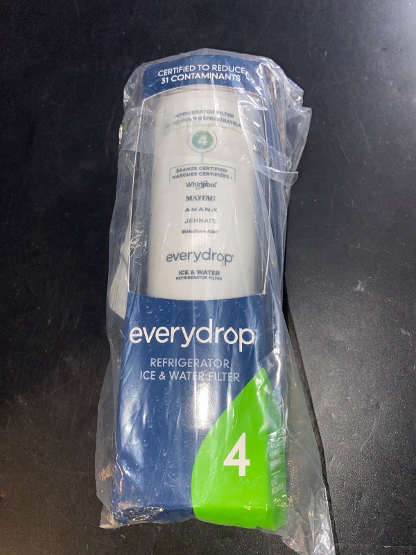 Photo 3 of everydrop by Whirlpool Ice and Water Refrigerator Filter 4, EDR4RXD1, Single-Pack
