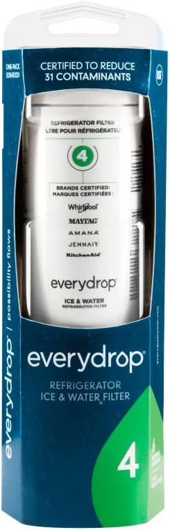 Photo 1 of everydrop by Whirlpool Ice and Water Refrigerator Filter 4, EDR4RXD1, Single-Pack
