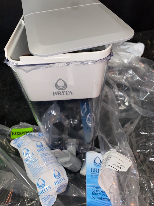 Photo 2 of DAMAGED**FOR PARTS ONLY**Brita UltraMax Large Water Dispenser With Standard Filter, BPA-Free, Replaces 1,800 Plastic Water Bottles a Year, Lasts Two Months or 40 Gallons, Includes 1 Filter, Kitchen Accessories, Large - 27-Cup
