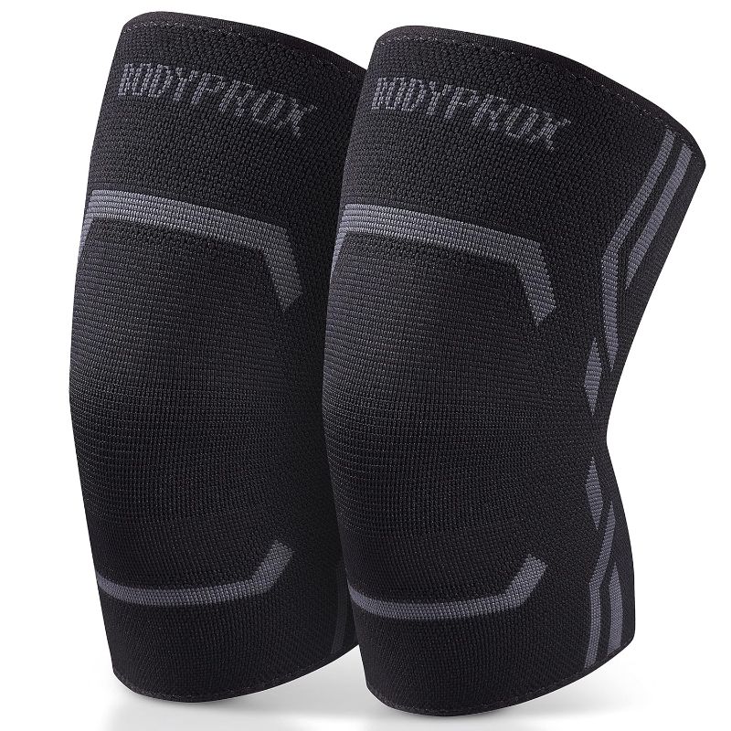 Photo 1 of XL Knee Compression Sleeve for Men and Women (1 Pack), Knee Support Brace for Running and Work out (Medium)
