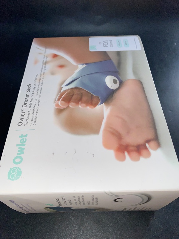 Photo 3 of Owlet Dream Sock® - FDA-Cleared Smart Baby Monitor - Track Live Pulse (Heart) Rate, Oxygen In Infants - Receive Notifications - Bedtime Blue
