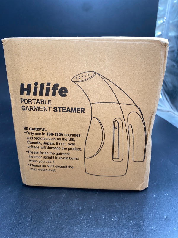 Photo 3 of HiLIFE Steamer for Clothes, Portable Handheld Design, 240ml Big Capacity, 700W, Strong Penetrating Steam, Removes Wrinkle, for Home, Office(ONLY FOR 120V)
