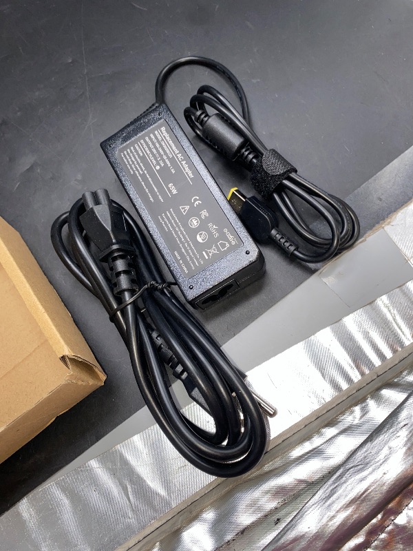 Photo 2 of 65W 45w UL List Replacement Charger for Lenovo Square Connector for Thinkpad T440 G50 T460 T470 T450, X1 Carbon, Flex 3 ADLX45NDC2A PA-1650-72 Laptop-Power Supply Cord(Not USB-C!)
