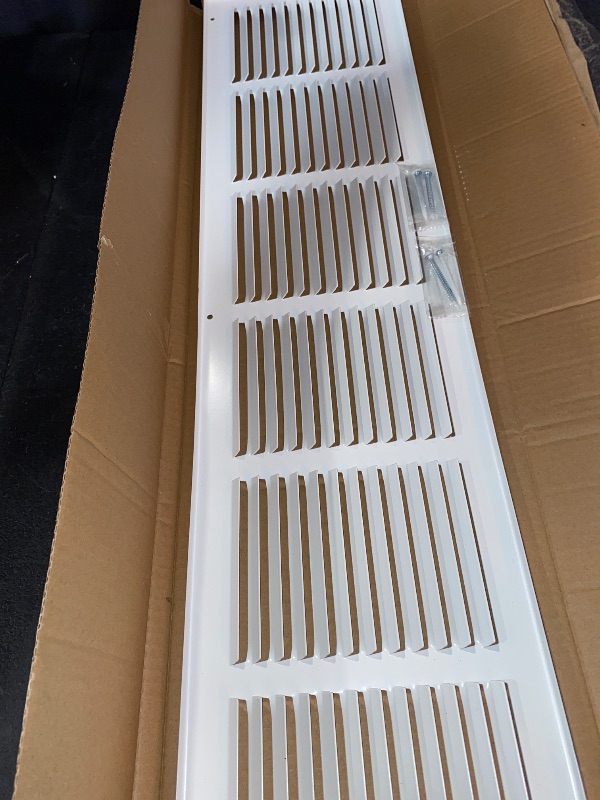 Photo 2 of 30x6 Return Air Grille(Duct Opening Size),Air Return Vent Cover,Flat Vent Cover,Rejillas De Aire Acondicionado para Casa,Return Air Grilles,Outer Dimensions:31.75"Wx7.75"H(30"W x 6"H, Duct Opening)
