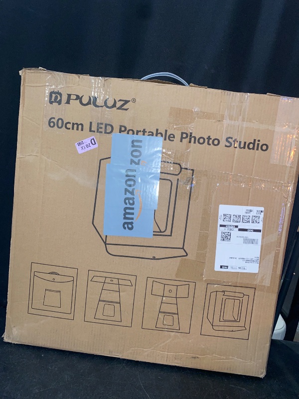 Photo 3 of PULUZ Light Box Photography, 24x24 inch Large Photo Studio Light Box, Professional Dimmable Photo Booth with 120 LED Lights & 6 Backdrops for Jewelry and Food Items Product Photography
