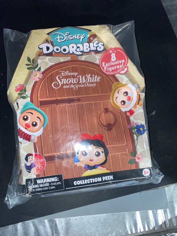 Photo 2 of DAMAGE BOX ONLY**NEW**Disney Doorables Snow White Collection Peek, Easter Basket Stuffers, Officially Licensed Kids Toys for Ages 5 Up, Gifts and Presents by Just Play
