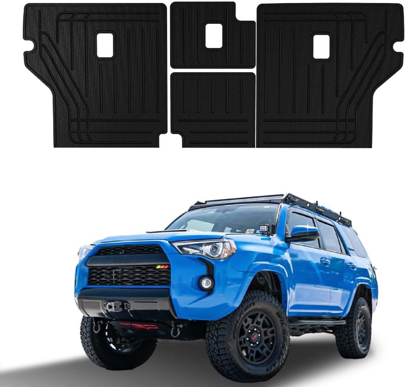 Photo 1 of Ecarzo Backrest Mat Compatible with 2010-2024 Toyota 4Runner Accessories TPE Back Seat Protector All Weather Waterproof 5-Seat Cargo Liner for 2024 Toyota 4Runner Accessories (Not Fit 3rd Seat)
