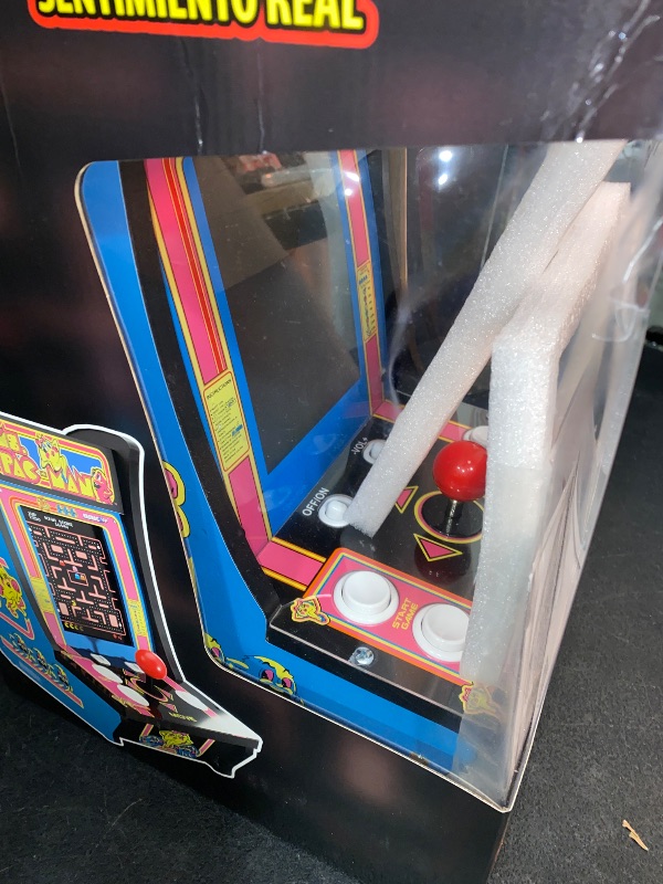 Photo 3 of Arcade1Up Ms. PAC-Man Countercade, Built for Your Home, 1 Player, 5 Classic Games, 8-inch Screen
