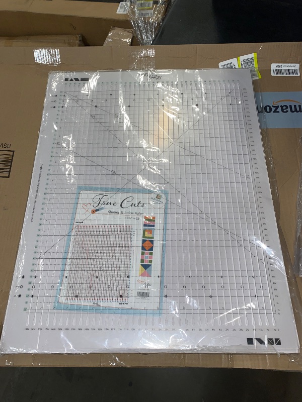 Photo 2 of DAMAGE BUT STILL FUNCTIONAL**June Tailor Shape Cut Plus Ruler
Love Sew Rulers (XL Slotted Ruler)
