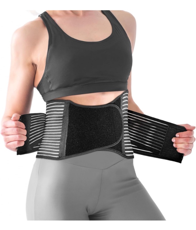 Photo 1 of LARGE Sparthos Back Brace Lumbar Pad (Black)
