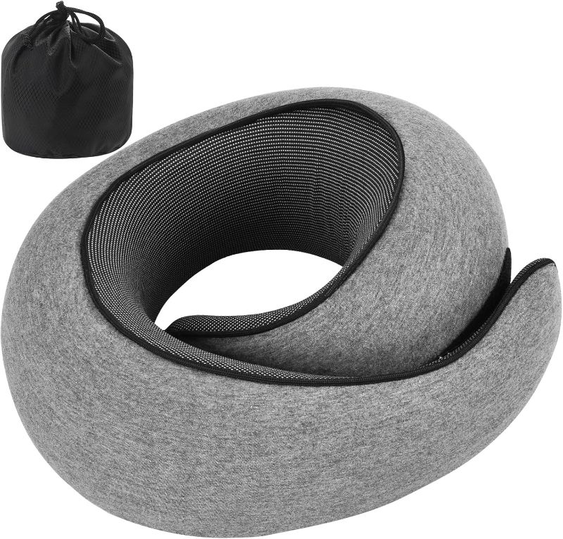 Photo 1 of 2024 New Memory Foam Travel Neck Pillow for Airplanes Ultimate Comfort and Support, Ideal for Airplane and Car Travel Compact, Convenient, and Versatile Airplane Sleeping Pillow. *** MISSING BAG ***
