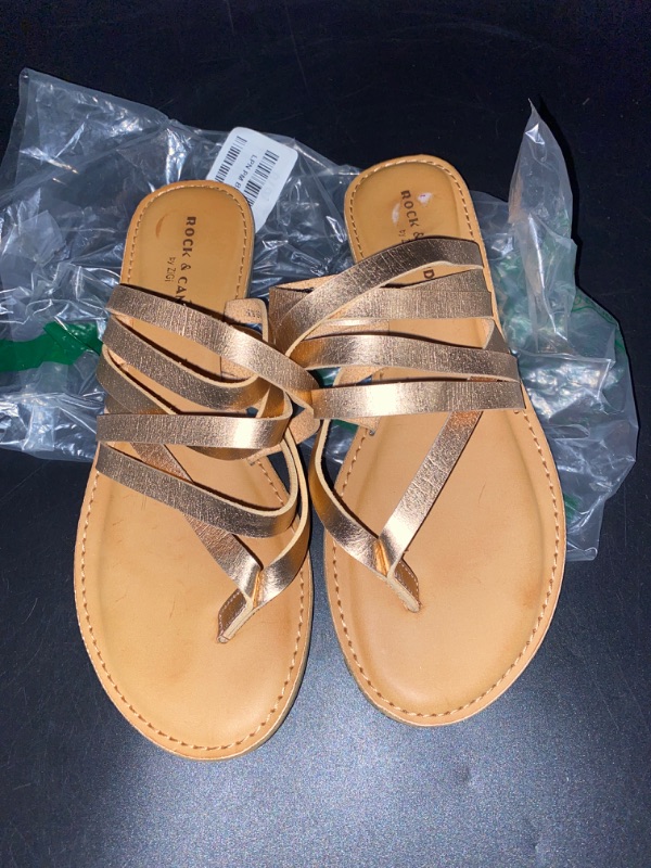 Photo 1 of 8.5 Zigi Rock & Candy Rose Gold Sandals