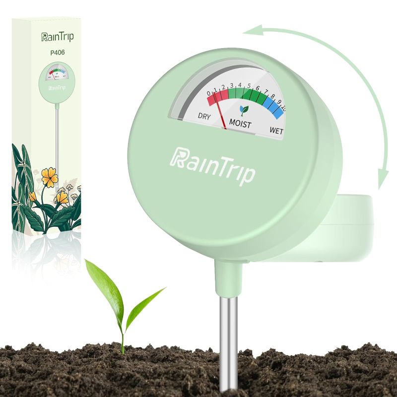 Photo 1 of Soil Moisture Meter,Moisture Meter for Plants Plant Water Meter,Great for Garden, Lawn, Farm, Indoor & Outdoor Use (No Battery Required)