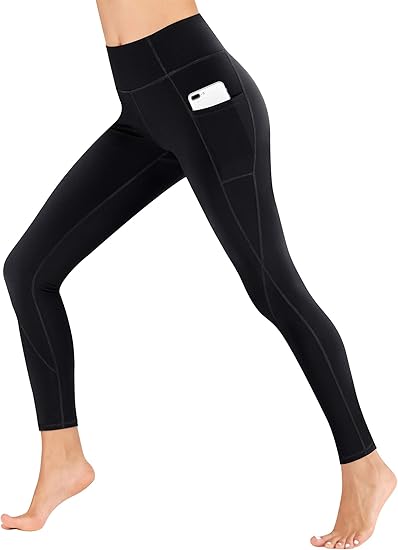 Photo 1 of LARGE Heathyoga Women's Yoga Pants Leggings with Pockets for Women High Waist Yoga Pants with Pockets Workout Leggings Tights