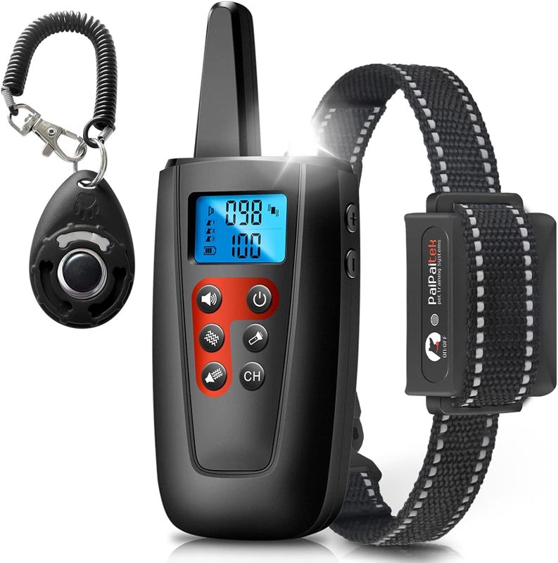 Photo 1 of ** FINAL SALE **  Paipaitek No Shock Dog Training Collar, 3300ft Range Vibrating Dog Collar, IPX7 Waterproof Dog Training Collar with Remote, only Sound and Vibration Collar for Training Dogs MISSING PARTS**  ** SOLD AS IS **