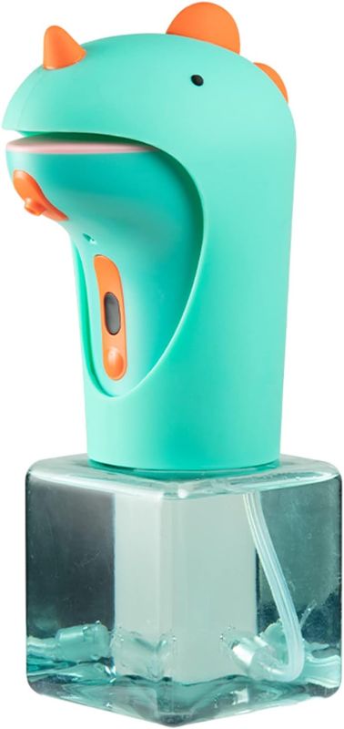 Photo 1 of Automatic Soap Dispenser,Foaming Touchless Soap Dispenser for Kids,IPX6 Waterproof Cute Dinosaur Foam Smart Hand Soap Dispenser for Bathroom,Fun Gifts for Kids(8.7oz)