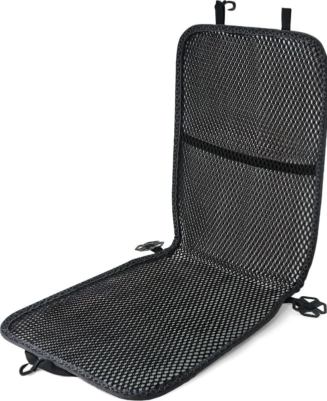 Photo 1 of carrotez Cool Double Breathable 3D Air Mesh Car Seat Cushion pad, Cool Chair seat, car seat Pads, Home Office Chair, Wheelchair, 41" x 15" - Black