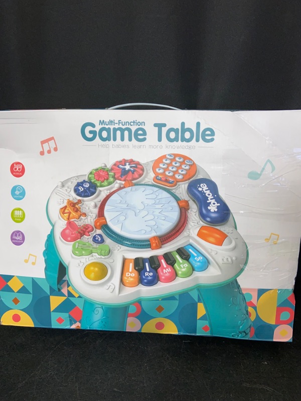 Photo 3 of Baby & Toddler Toys, Baby Activity Center 6 to 12-18 Month Old, Learning Musical Table Toys for 1 2 3 Year Old Boys Girls Gifts