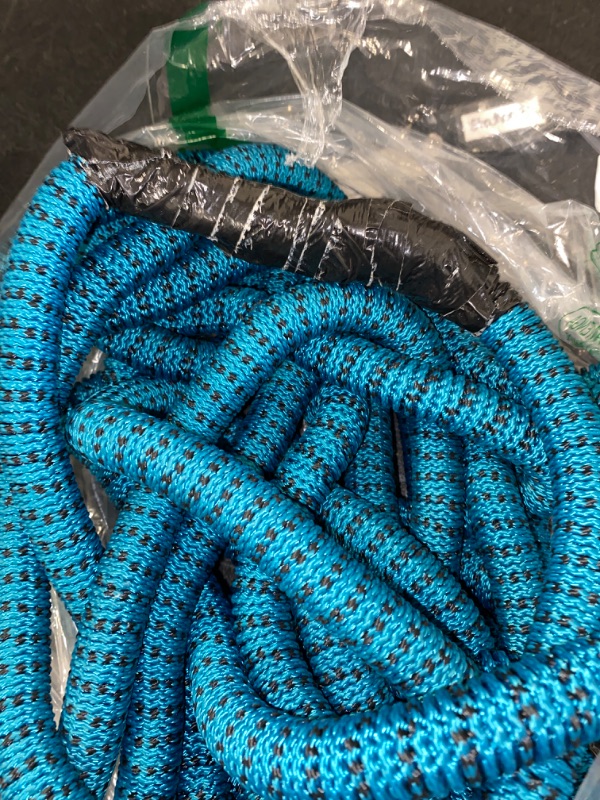 Photo 1 of ** FINAL SALE ** Expandable Garden Hose 50 ft with 10 Function Hose Nozzle, Flexible Hose with 60 Layers Nano Rubber Leakproof Lightweight,3/4 Solid Brass Connectors for Gardening MISSING NOZZEL** SOLD AS IS ** 