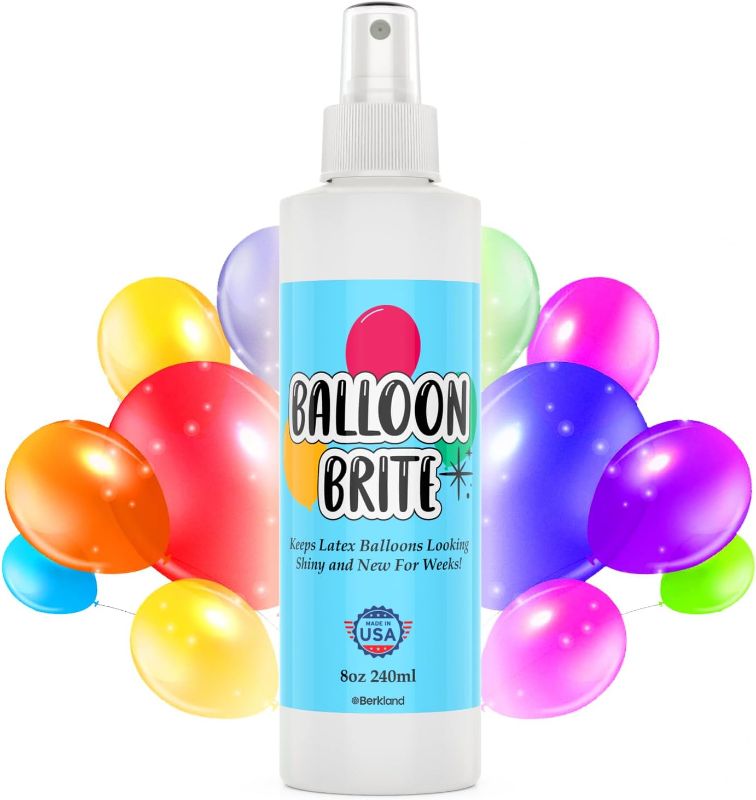 Photo 1 of 8 oz Balloon High Shine Spray for Latex Balloons - Balloon Spray Shine for an Elegant Hi Gloss Finish in Minutes - Specially Formulated Balloon Glow Spray Made in USA USED**
