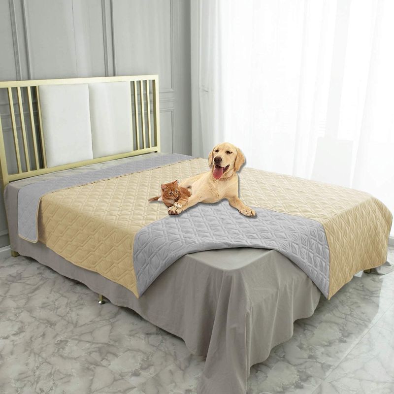 Photo 1 of Ameritex Waterproof Dog Bed Cover Pet Blanket for Furniture Bed Couch Sofa Reversible USED** 
