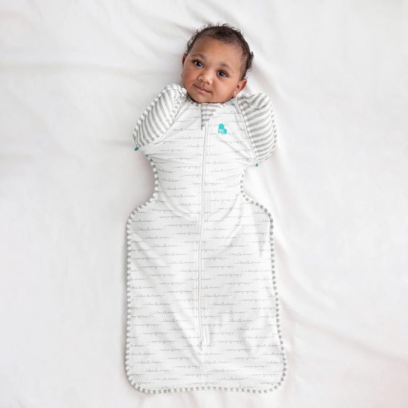 Photo 2 of Love to Dream Swaddle Up Transition Swaddle, Patented Zip-Off Wings, Gently Help Baby Transition from Being Swaddled to Arms Free When Showing Signs of Rolling, 1.0 TOG, 13-19 lbs, White NEW WITHOUT TAGS**