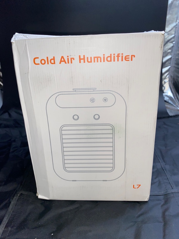 Photo 3 of ** FINAL SALE **   GREEN** Portable Air Conditioner, Mini Air Conditioner Portable with Touchscreen and Water Tank, Air Cooler Personal AC for/Bedroom/Desk/Room/Tabletop MISSING CHARGER**USED**  ** SOLD AS IS **  
