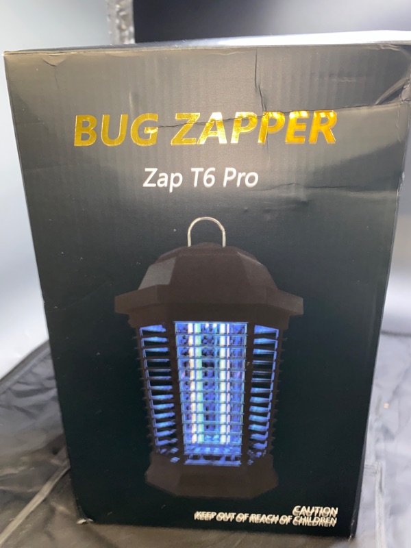 Photo 3 of GOOTOP Bug Zapper Outdoor, Electric Mosquito Zapper, Fly Traps, Fly Zapper, Mosquito Killer Indoor 3 Prong Plug, 90-130V, ABS Plastic Outer