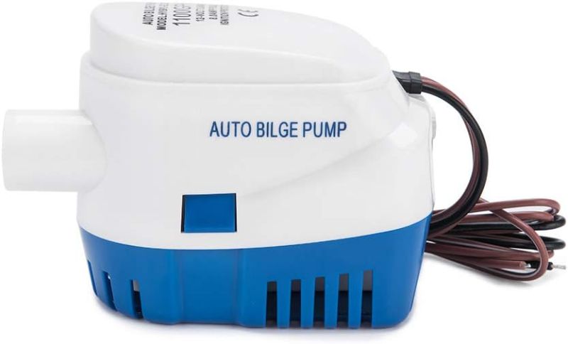 Photo 1 of Dontmiss Automatic Submersible Small Boat Bilge Pump 12v 1100gph Auto with Float Switch bilge pump for boat(Outlet Diameter?1 1/8") (1100GPH)
