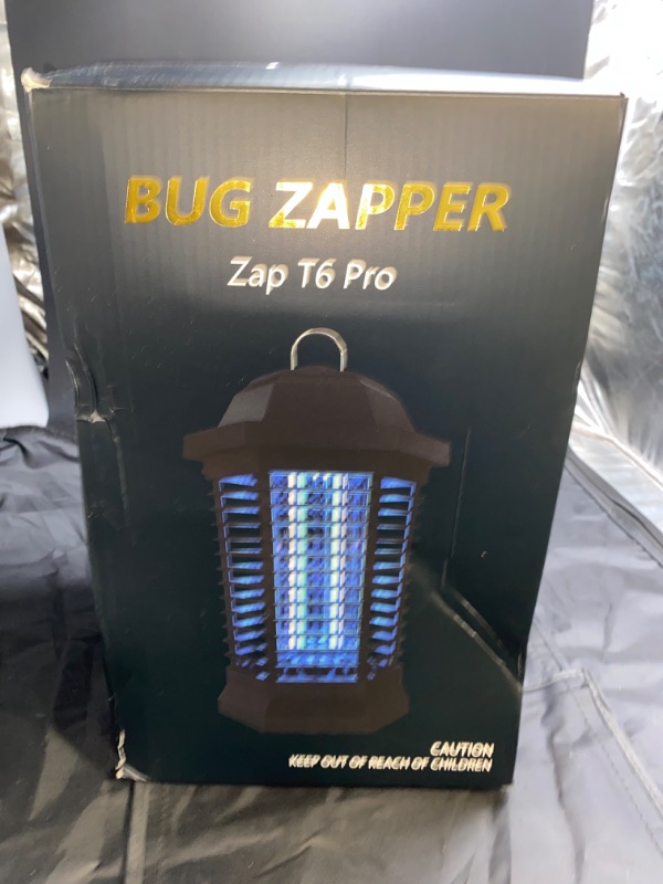 Photo 3 of GOOTOP Bug Zapper Outdoor, Electric Mosquito Zapper, Fly Traps, Fly Zapper, Mosquito Killer Indoor 3 Prong Plug, 90-130V, ABS Plastic Outer